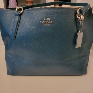Coach tote , teal